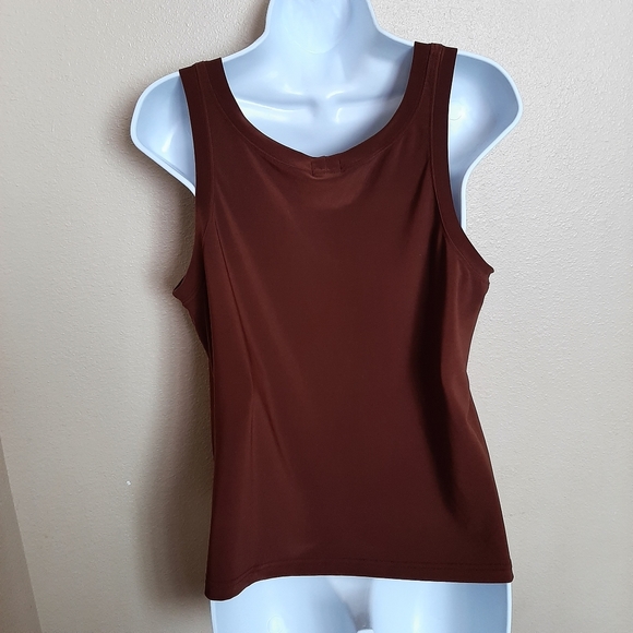 Sympli the best tank top women's plus size 14 Brown #A241222 - Picture 2 of 5